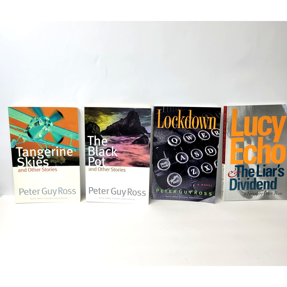 Peter Guy Ross 4 PB Lot Tangerine Skies‎ Black Pot Lockdown Lucy Echo Books
